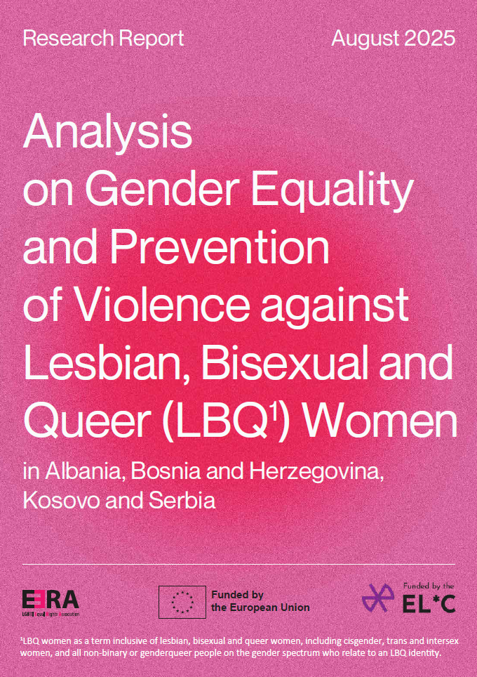 Analysis on Gender Equality and Prevention of Violence against Lesbian, Bisexual and Queer (LBQ) Women in Albania, Bosnia and Herzegovina, Kosovo and Serbia