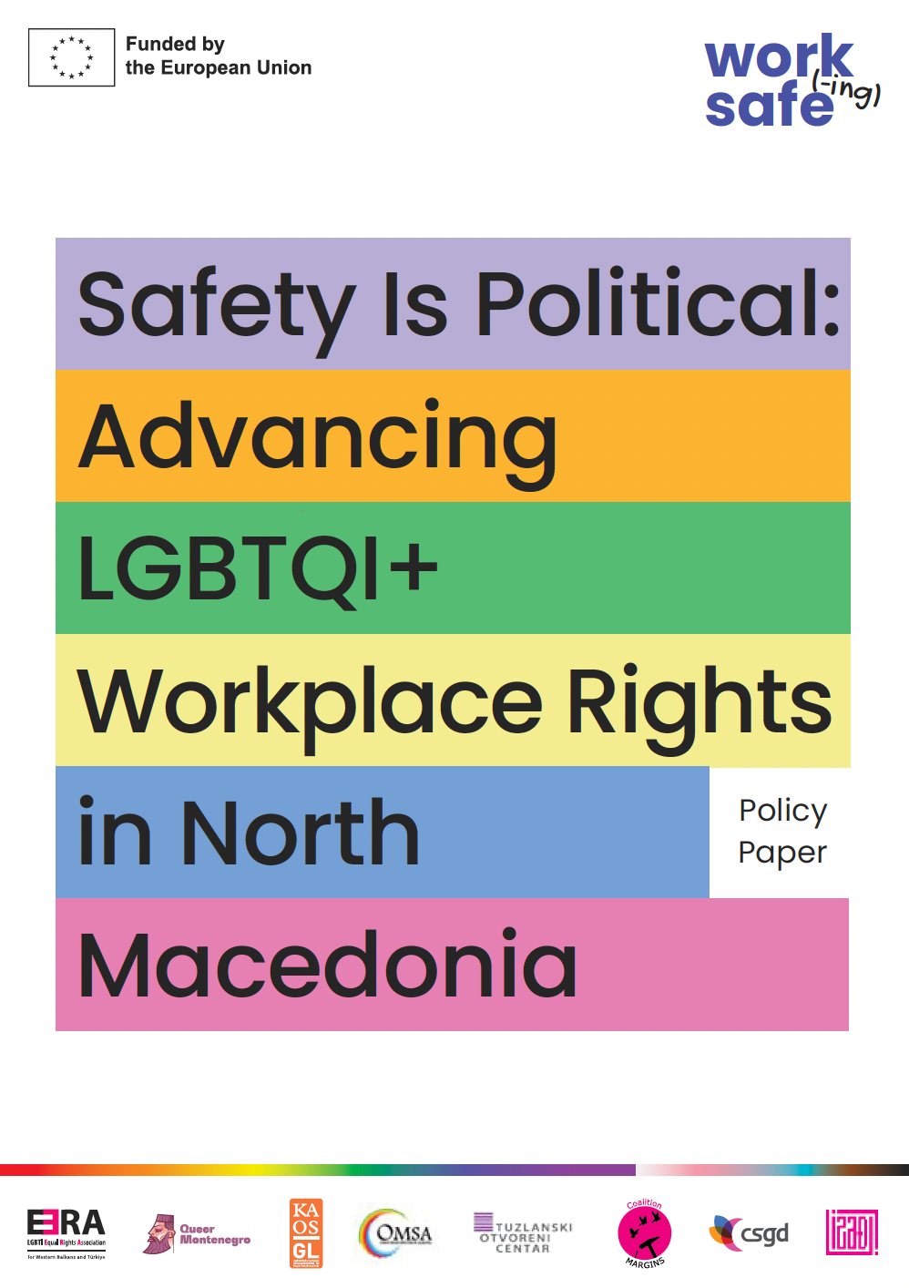 Policy Paper: Safety Is Political: Advancing LGBTQI+ Workplace Rights in North Macedonia